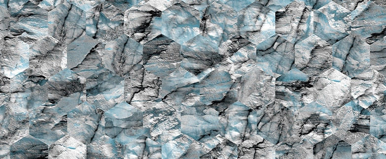 Frozen Hex Y0631 Laminate Countertops