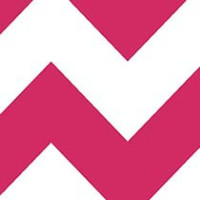 Raspberry Chevron