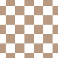Checkered Ecru