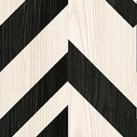 Ebony Modern Chevron