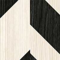 Ebony Modern Chevron