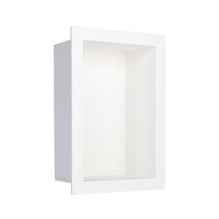 Single Shelf Recessed Niche  Sample in Designer White
