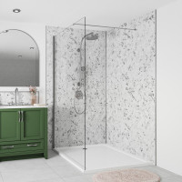 Carrara Marble Herringbone