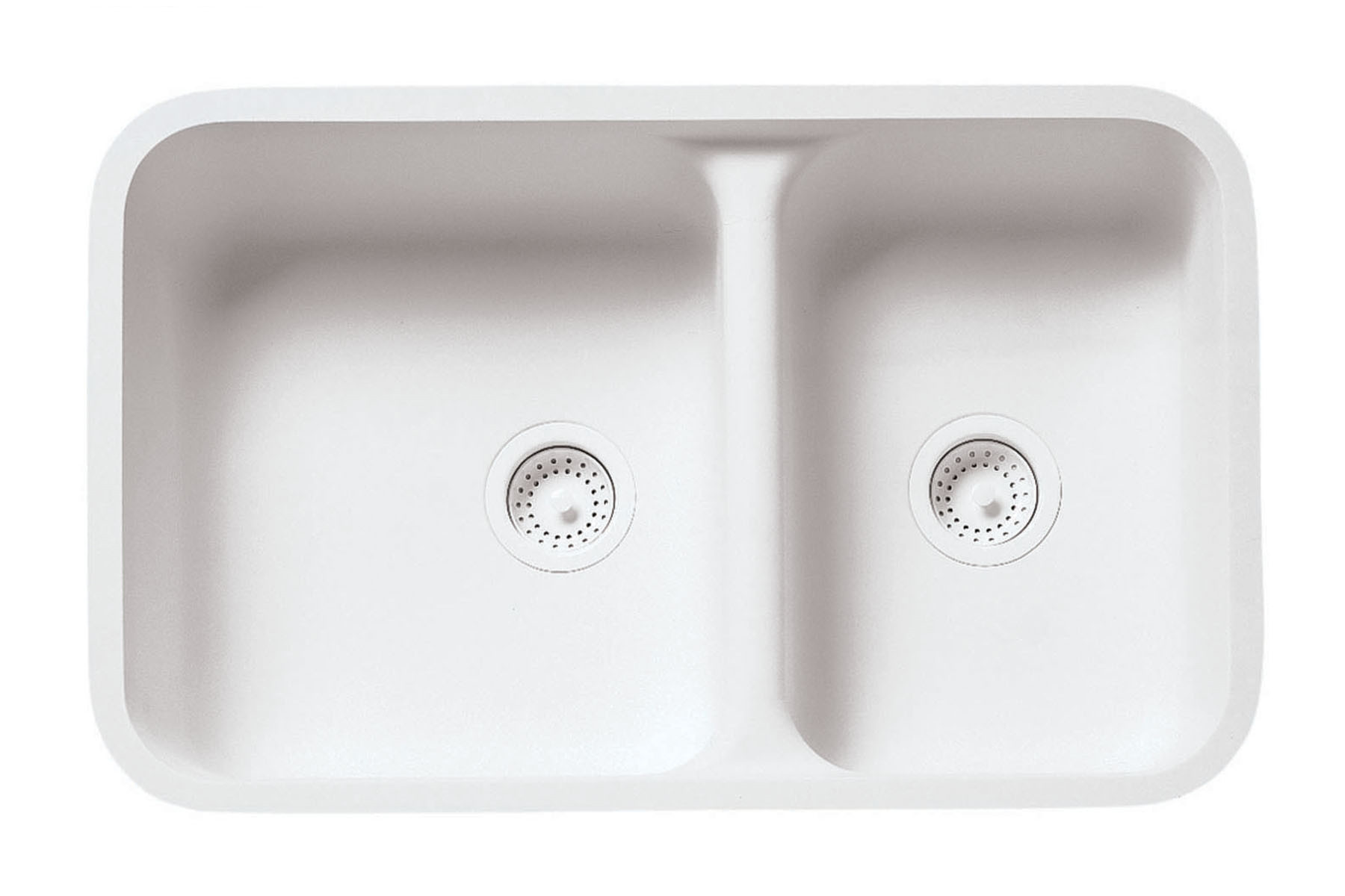 Double Offset Kitchen Reversible Sink