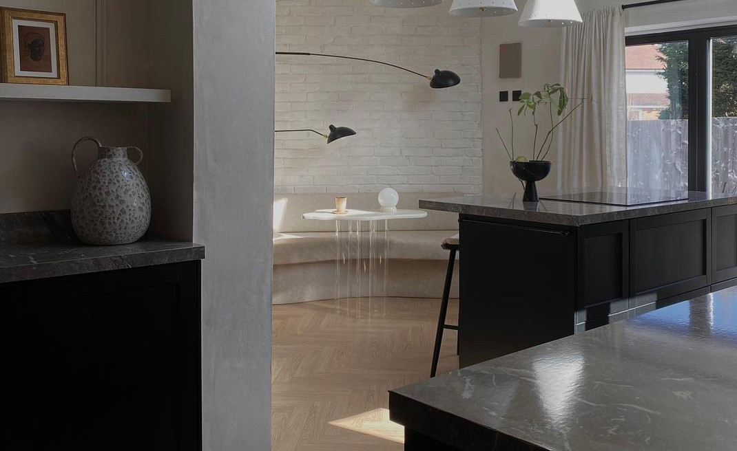 Influencer Approved: Marble Effect Laminates in a Parisian-Chic Kitchen Makeover