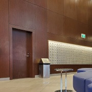 W468 Fumed American Elm _office lobby walls