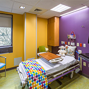 Patient Room | Lehigh Valley Health Network, Cedar Crest Campus, Pediatric Ambulatory Surgery Center | BDA Architects | Guy Cali Associates, Inc.