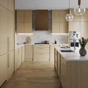 Wood Infused Kitchen Warmth