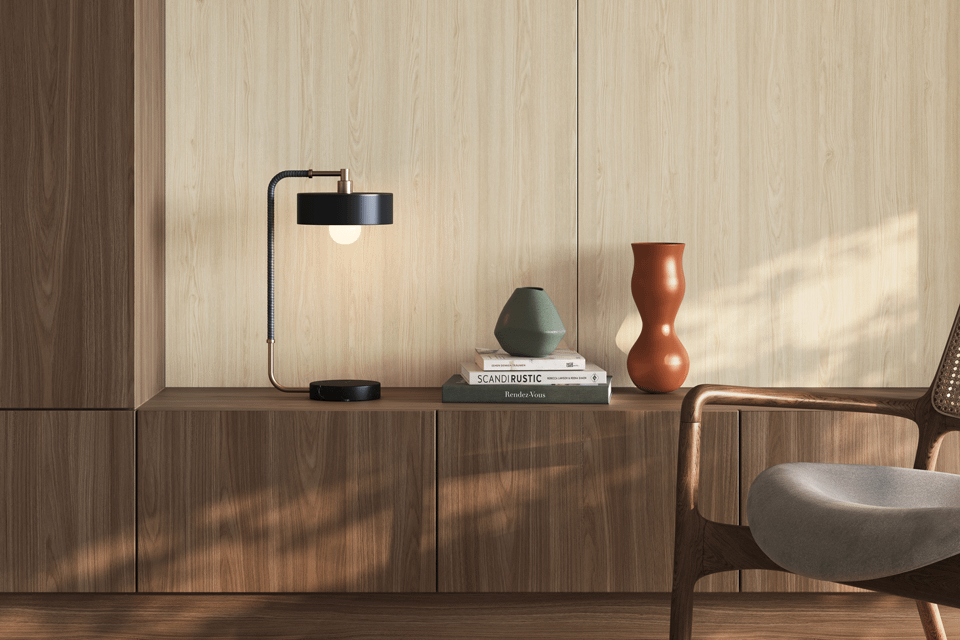 Cozy Mid-Century Niche Built-In