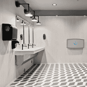 Modern Sports Bar Restroom
