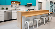 Office Kitchen Foundry Ridge Meadows | Work Design Studio | Upper Left Photography