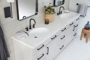 Solid Surface Double Vanity Top