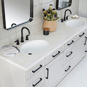 Solid Surface Double Vanity Top