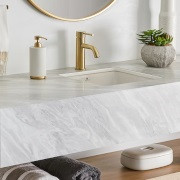 P1013 Nuvolato Marble _bathroom vanity
