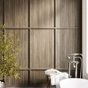 Structured Grid Wall Bathroom