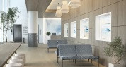W500 Riverside Urban Walnut _healthcare waiting area