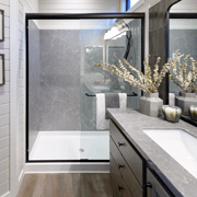 Beautiful Builder Bath Upgrade