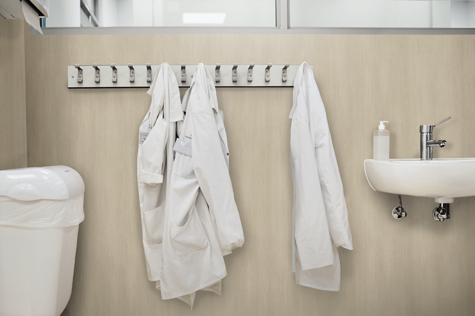 Healthcare Washroom Wall Design