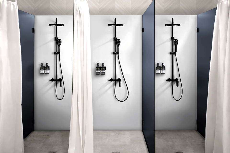 Low-VOC engineered waterproof wall panels