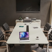 Neutral Tones Meeting Space