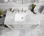 Light and Bright Bath with Laminate Vanity Top