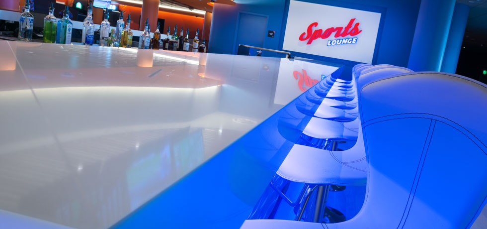 Casino Sports Bar Lounge Serene Countertop