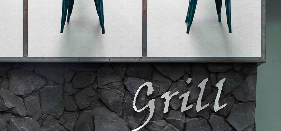 Island Pacific Supermarket | Grill Sign