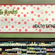Island Pacific Supermarket | Healthy Eating Sign