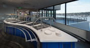 Insurance Office Food Service Line in Solid Surface