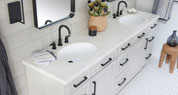 Solid Surface | Golden Sail Double Vanity Countertop
