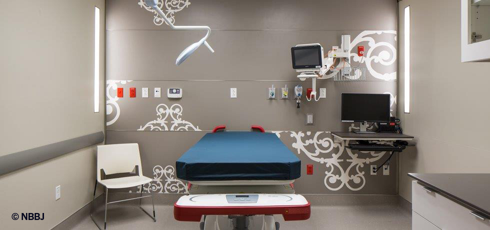 University Medical Center - LSU | Wilsonart x NBBJ | Patient Room Headwall
