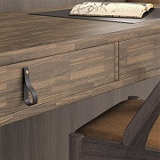 W472 Copper Marquetry _Desk close-up